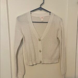 Cat & Jack White Knit Sweater